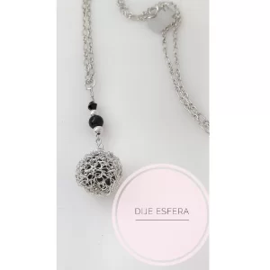 Collar esfera de Ónix