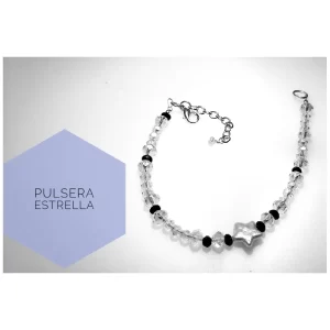 Pulsera Perla y Cristal